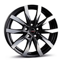BORBET CW5 BLACK POLISHED MATT 6x16 5/118 ET68 CB71.1